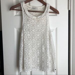 ABERCROMBIE sleeveless lace top🦋
